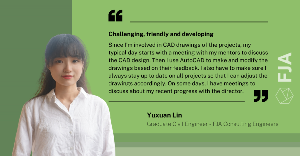 graduate engineer story hear from yuxuan young talented civil engineer at fja consulting engineers