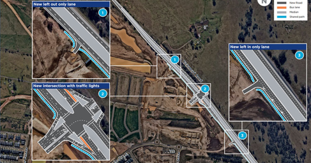 worked with jacobs and tfnsw fja undertook utilities design and management for richmond road upgrade project