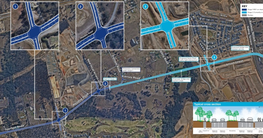 worked with ward civil and dionna and tfnsw fja undertook utilities design and management for the townson road upgrade project